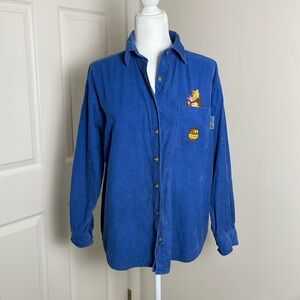 Vintage Disney Pooh Corduroy Shirt